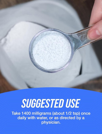 BulkSupplements.com Magnesium Gluconate Powder - Magnesium Gluconate Supplement, Essential & Gluten Free - 1400mg (75mg of Magnesium) per Serving, 250g (8.8 oz) (Pack of 1)