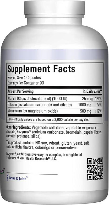 Maxi Health Calcium D3 and (360 Count)