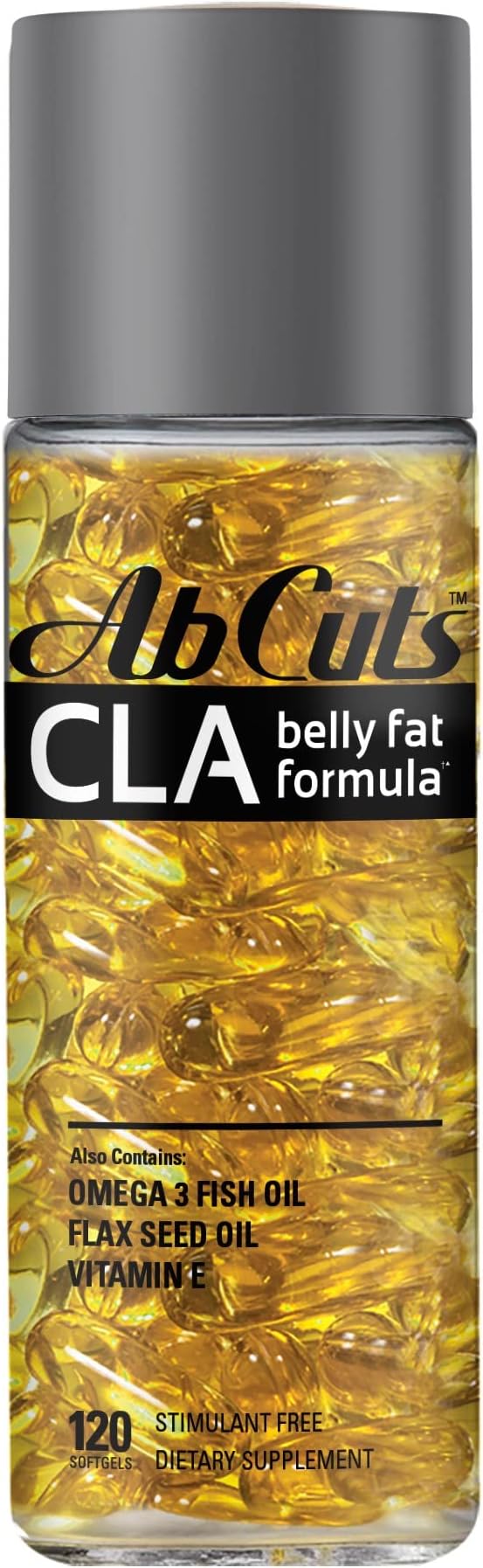 CLA Belly Fat Formula 120 Easy-to-Swallow 3 Fish