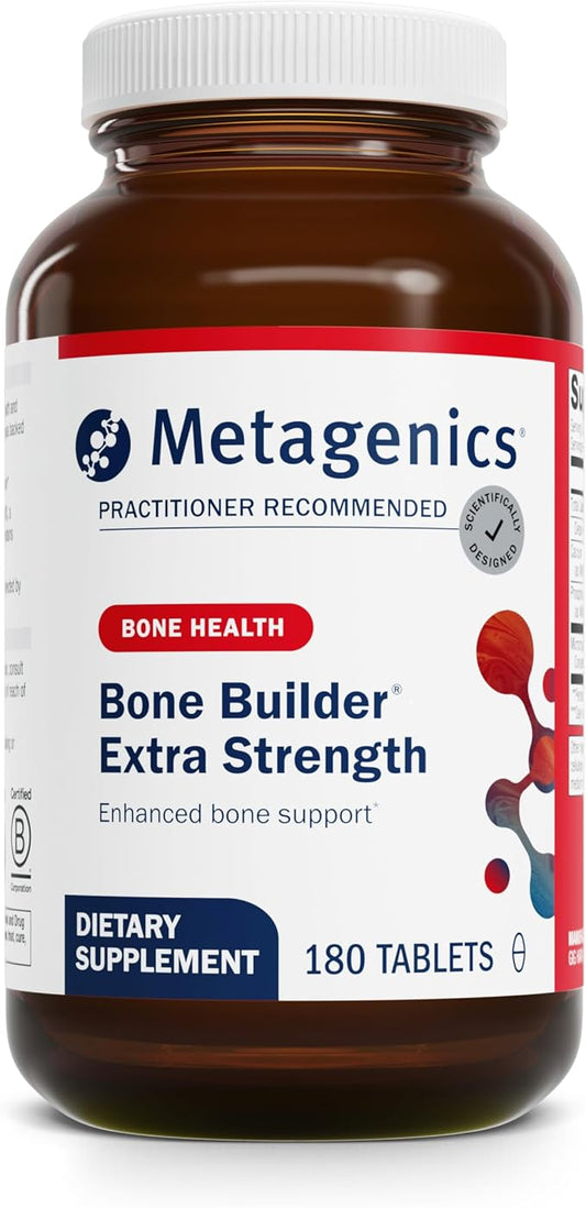 Metagenics Bone Builder Extra Strength – Enhanced Bone Support | 60 servings, 180 Count (Pack of 1)