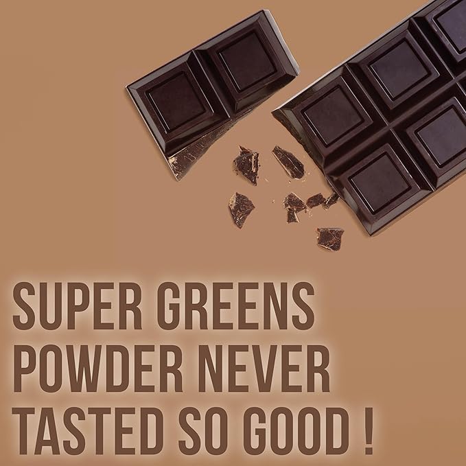 Country Farms Super Greens Chocolate Flavor, 50 Organic 30 Servings