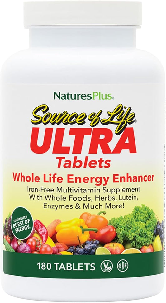 Natures Plus Ultra Source of Life 180 Tablets D3 - 60 Servings