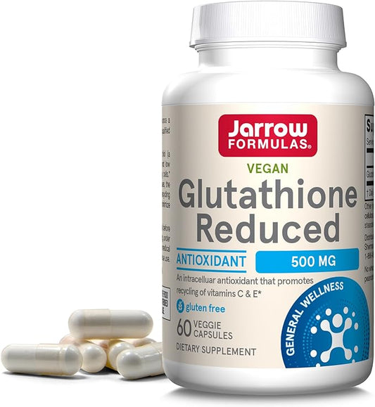 Jarrow Formulas Glutathione Reduced 500 mg 60 Veggie