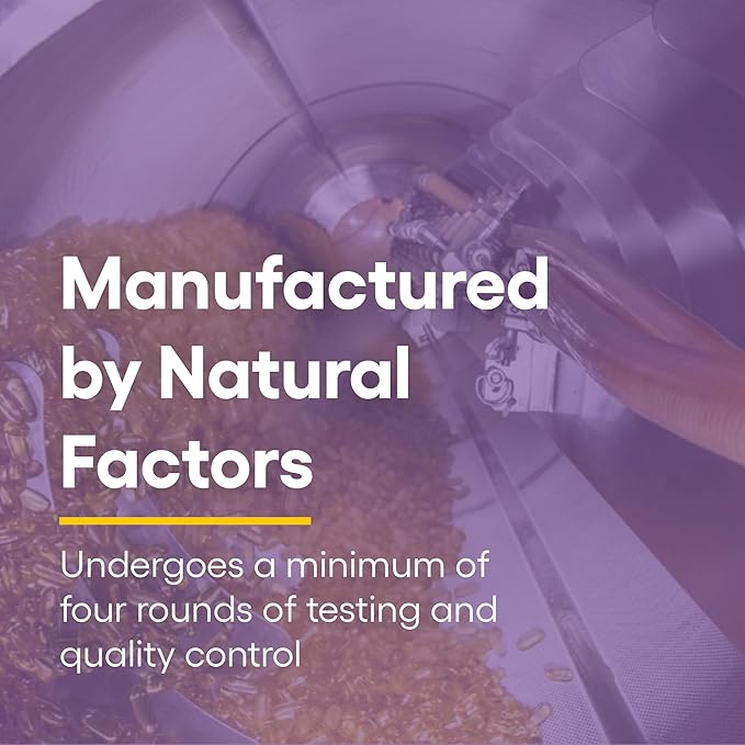 Natural Factors Coenzyme Q10 100 mg, Q10 Supplement 240 Softgels