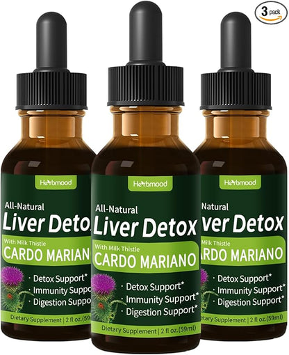 Milk Thistle Liver Detox Drops, Cardo Repair.6oz