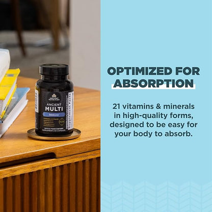 Ancient Nutrition Multivitamin for Immune Support, 21 Vitamins 90 Capsules