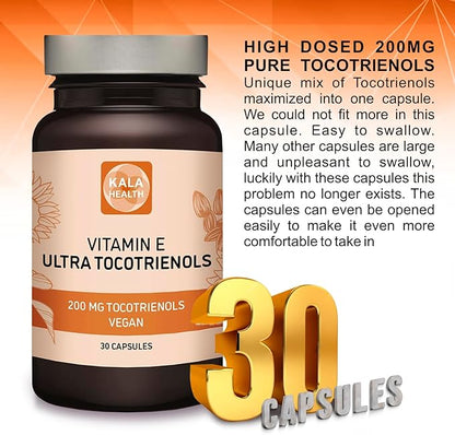Kala Health Ultra Tocotrienol 200mg Vitamin 4 tocotrienols
