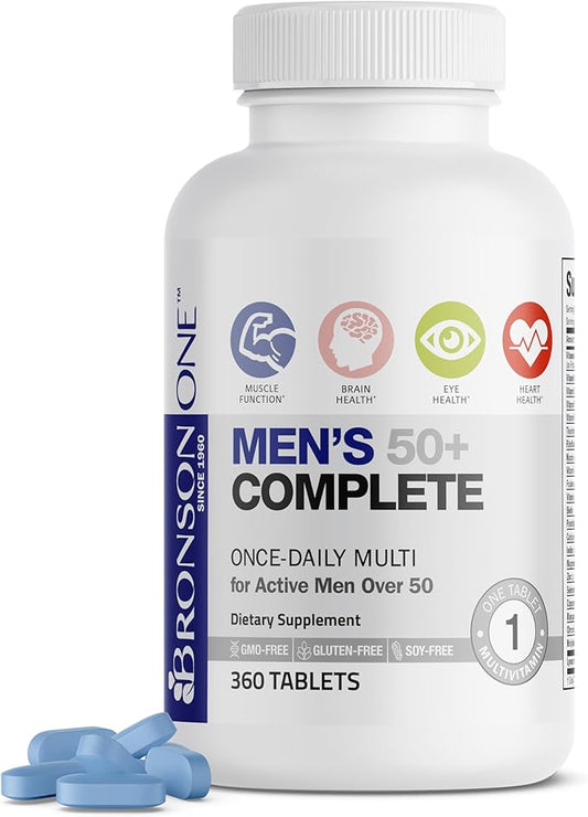 Bronson ONE Daily Mens 50+ Complete 360 Tablets