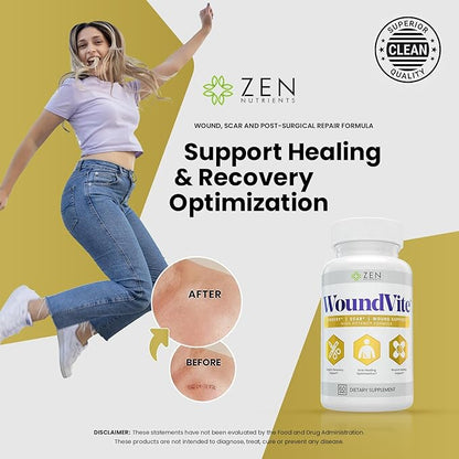Zen Nutrients WoundVite Pre & Post 60 Vegan