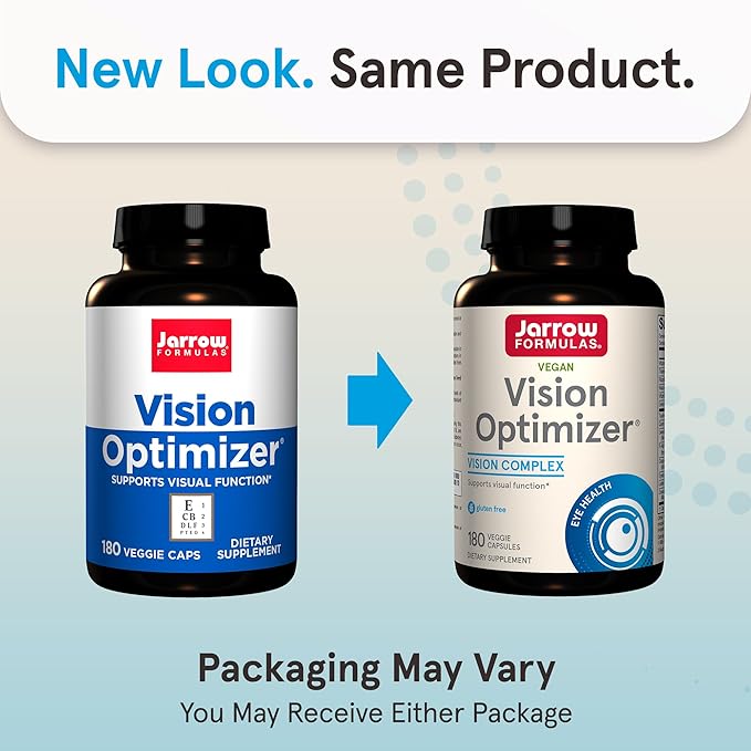 Jarrow Formulas Vision Optimizer Veggie Capsules 180 Count