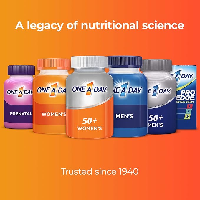 One A Day Women’s 50+ Multivitamins, 100 count