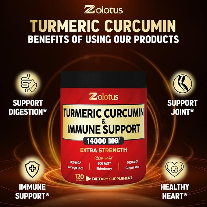 Turmeric Curcumin & Immune Support, 95% 14000mg, with