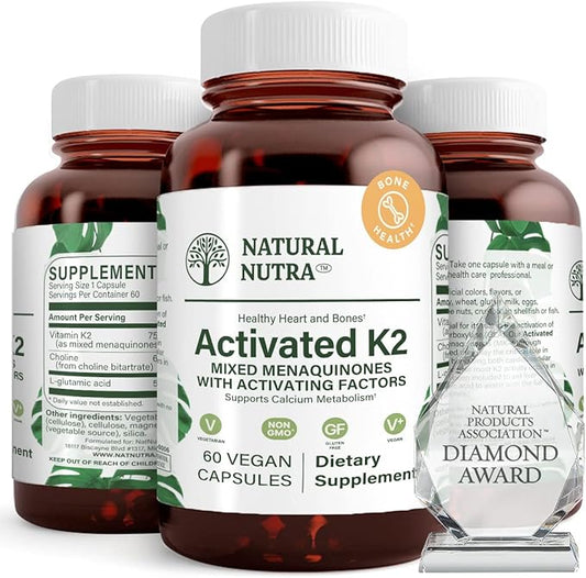 Natural Nutra Full Spectrum Vitamin K2 75 mcg, 60 Capsules 3)