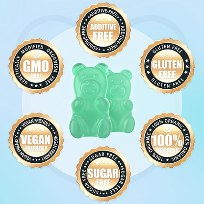 Calcium Magnesium Zinc Gummies for Women, 600 mg D3,B6,B12 for 120 Gummies