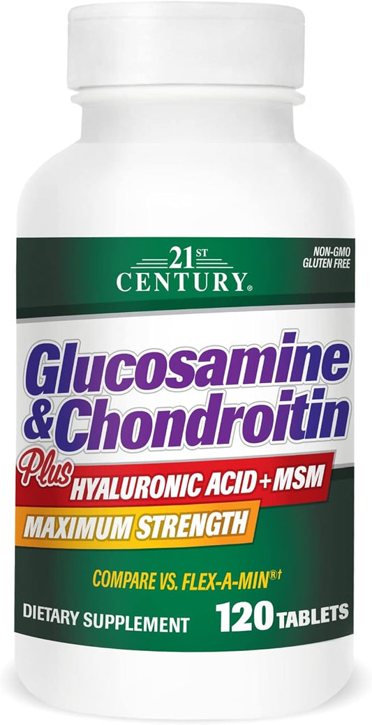 21st Century Glucosamine and Chondroitin Plus 120 Count