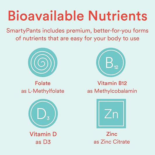 SmartyPants Organic Kids & Toddler Multivitamin 3 (ALA), D3, C, B12, B6, B6, Vitamin K2 & 180 Count