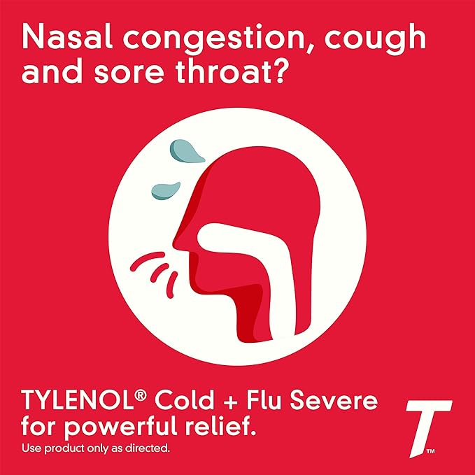 Tylenol Cold + Flu Severe Medicine 24 ct.