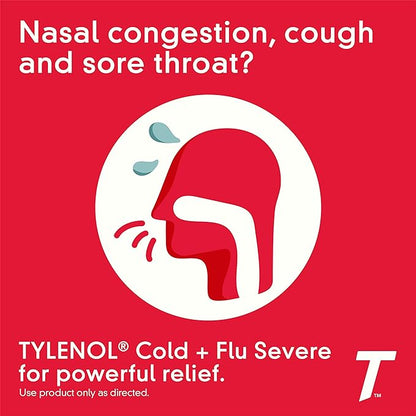 Tylenol Cold + Flu Severe Medicine 24 ct.