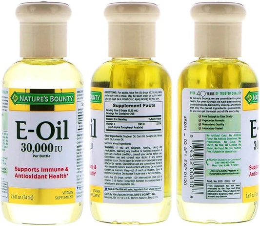 Nature's Bounty Vitamin E Oil 2.50 7)