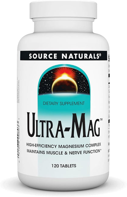 Source Naturals Ultra-Mag High-Efficiency Magnesium Complex 120 Tablets