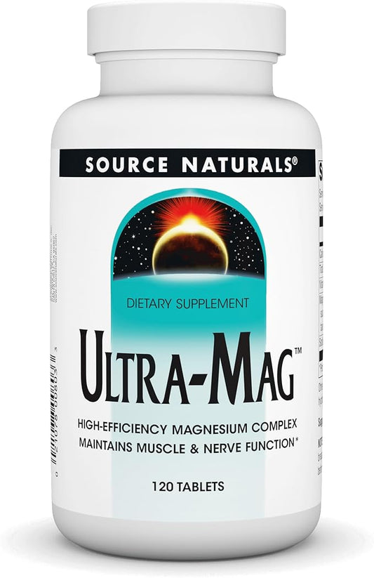 Source Naturals Ultra-Mag High-Efficiency Magnesium Complex 120 Tablets