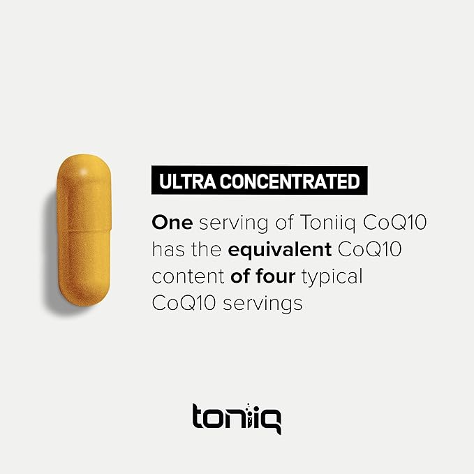 Ultra High Purity CoQ10 400mg 98% Purified CoQ10 Supplement Q10 -Bioavailable -60 Veggie