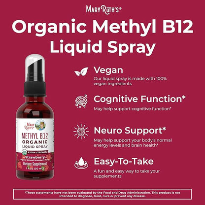 Vitamin B12 Spray B12 Liquid B12 Vitamin B12 for 1 Fl