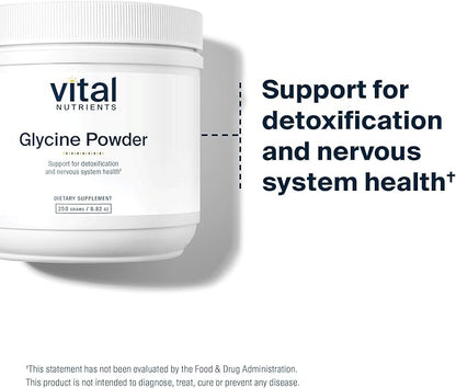 Vital Nutrients Glycine Powder 250g 625 Servings