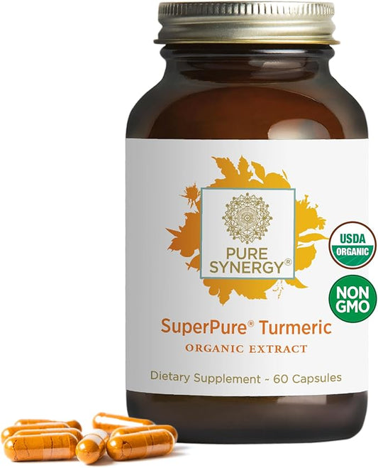 Pure Synergy SuperPure Turmeric Extract 500 mg (60 Capsules)