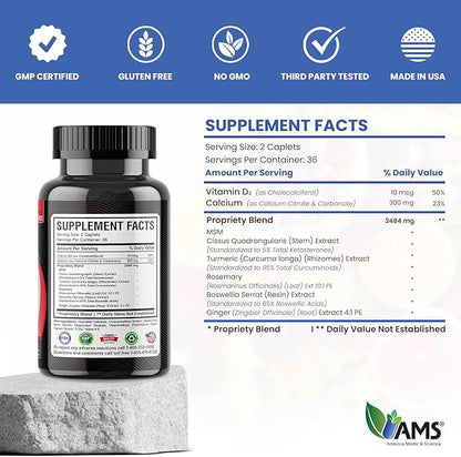 America Medic & Science Osteo Free (72 caplets) D3, &
