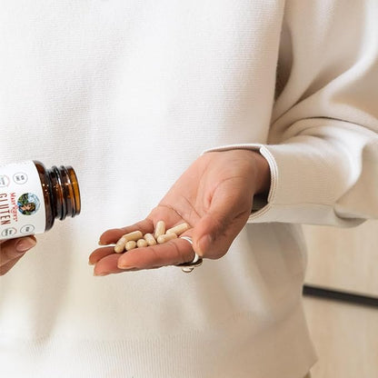MaryRuth Organics Gluten Enzymes Capsules 2 Month 60 Count