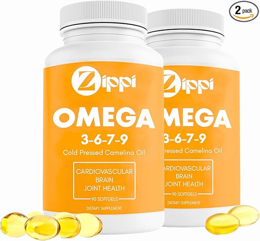 Omega 3-6-7-9 Camelina Softgels 3-6-7-9 Fatty (2 Pack)