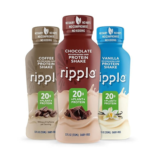 Ripple 12 oz Protein Shakes (12 12), Variety