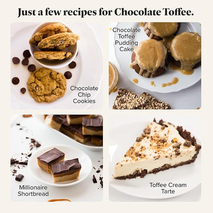 Keto Chow Chocolate Toffee | Keto Meal Replacement Shake | Nutritionally Complete | Low Carb | Delicious Easy Meal Substitute | You Choose The Fat | 21 Meal Bulk Pack