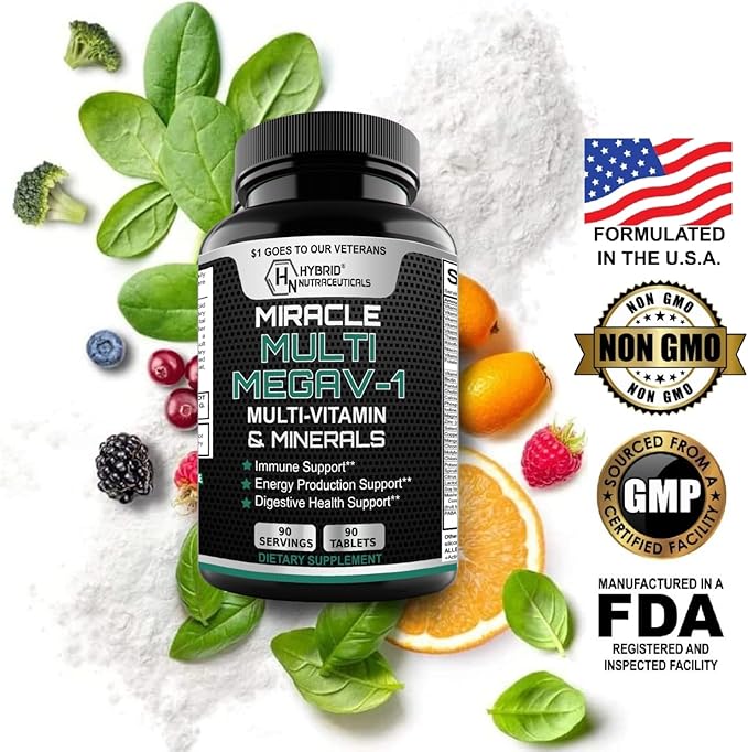 MEGAV-1 Multi-Vitamin, Superfood & Minerals 90 Tablets