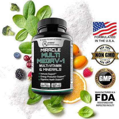 MEGAV-1 Multi-Vitamin, Superfood & Minerals 90 Tablets
