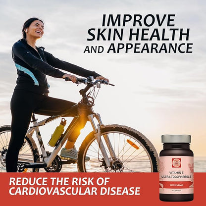 Kala Health Vitamin E 1000 IU 450mg Vitamin 4 Tocopherols