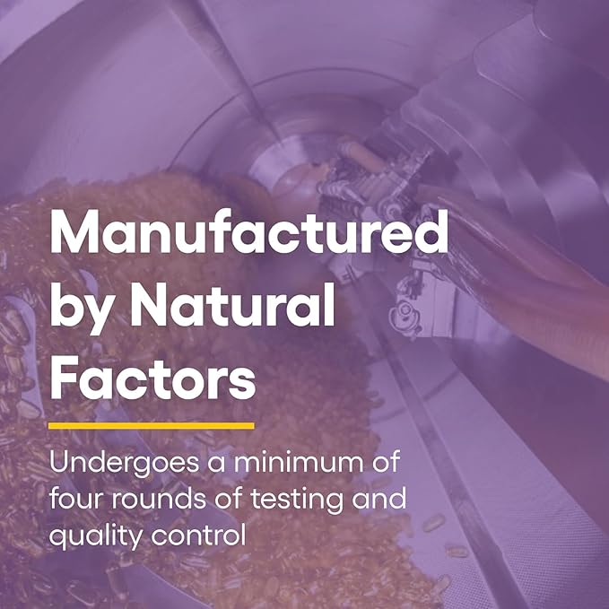 Natural Factors Coenzyme Q10 50 mg, Q10 Supplement 60 Softgels