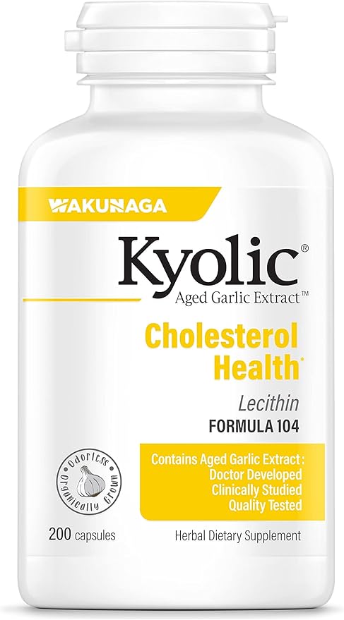 Kyolic Aged Garlic Extract Formula 104 200 Capsules