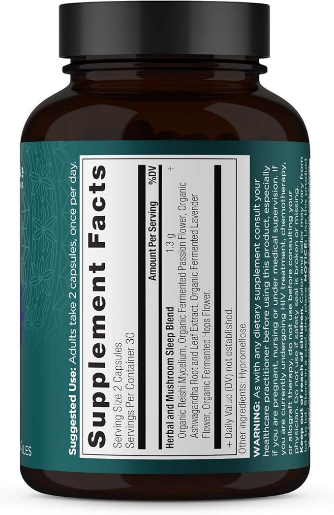 Ashwagandha for Sleep Support by Ancient 60 Capsules