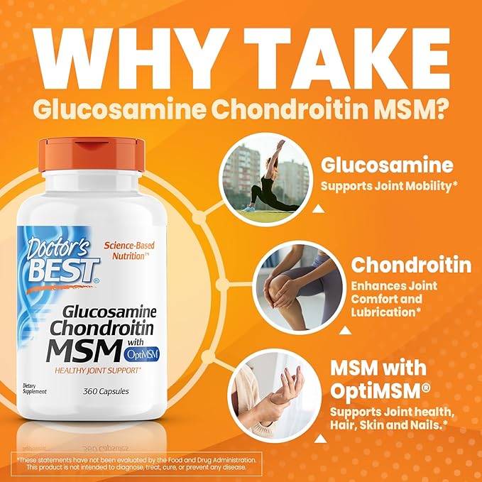 Doctor's Best Glucosamine Chondroitin Msm 360 Count