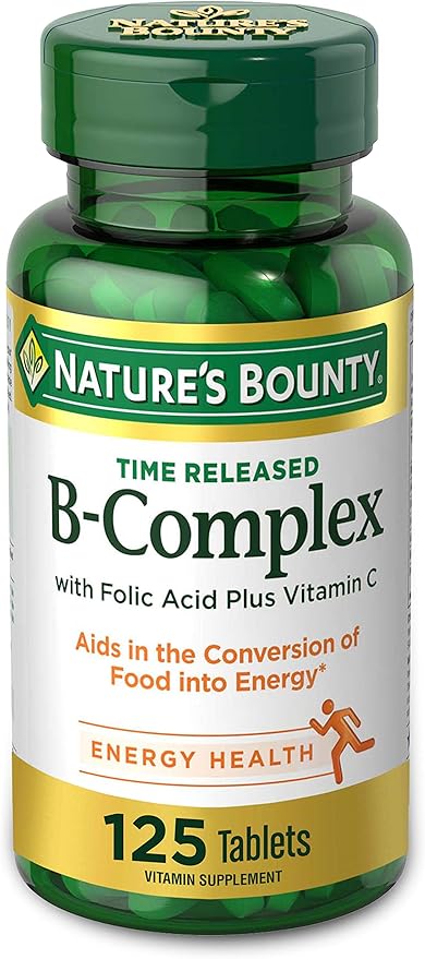 Nature's Bounty Vitamin B-Complex, Time Released 125 Count