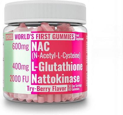 600mg NAC 2000 FU 100mg Nattokinase 400mg Reduced 1000mg 4000 4000 600 600 mg