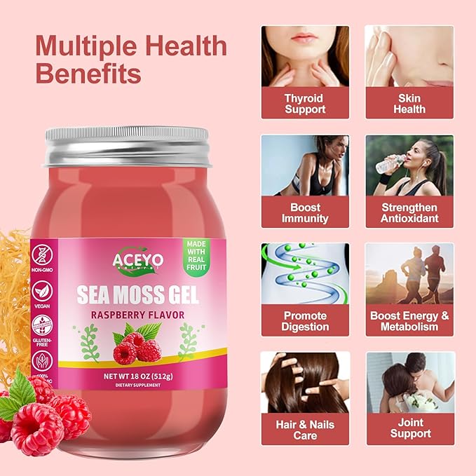 (18 OZ) Irish Sea Moss Gel 102 Vitamins