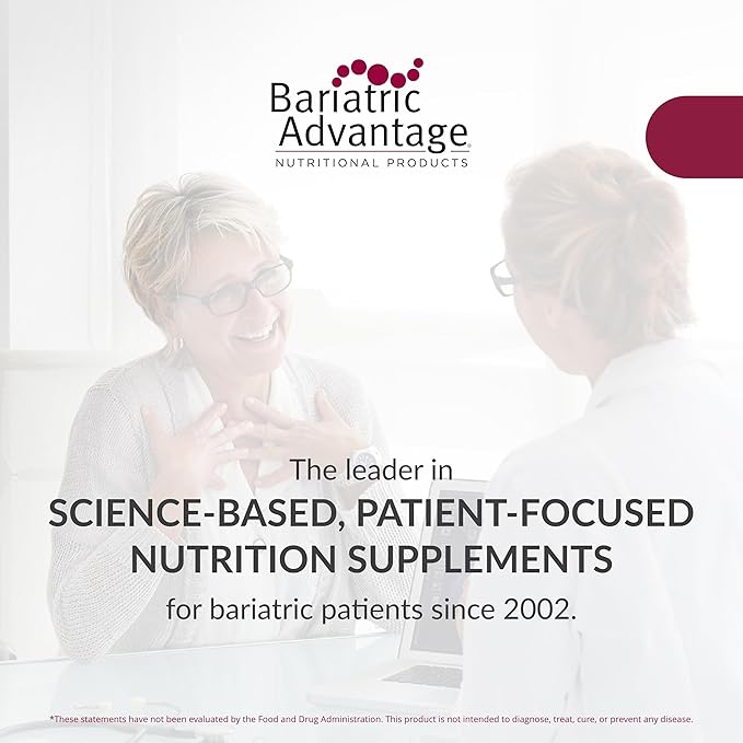 Bariatric Advantage High Protein Meal Replacement Drink Mix, Protein Powder Whey Isolate for Gastric Bypass and Sleeve Gastrectomy Patients, 27g Protein, Lactose Free - Chicken Soup - 28 Servings