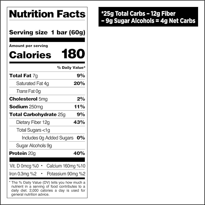 Quest Nutrition Birthday Cake Protein Bars, High Protein, Low Carb, Gluten Free, Keto Friendly, 12 Count