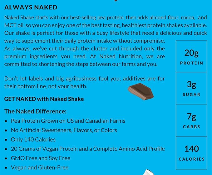 NAKED Shake - Chocolate Coconut Almond 30 Servings