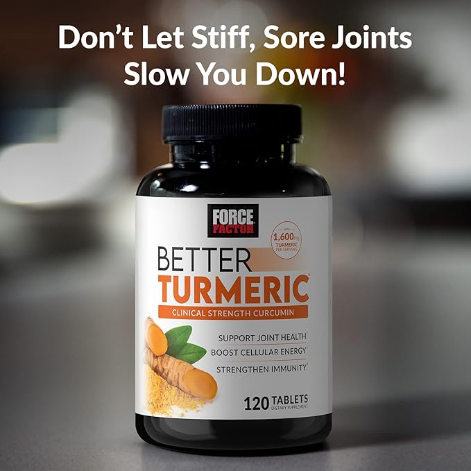 FORCE FACTOR Better Turmeric 3-Pack Joint 360 Tablets,