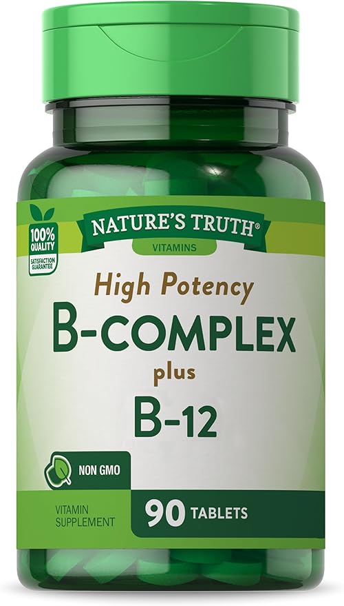 Nature's Truth Vitamin B Complex B12 | 90 Tablets