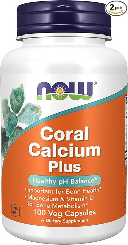 Now Foods Coral Calcium plus Magnesium, 100 veggie 2)